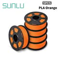 Miniatyrbillede 2 af 2: PLA 3D-printer filament, 1,75 mm diameter, 200-210°C printtemperatur,Appelsin