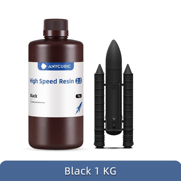 Hög hastighetsresin, snabb härdningstid, hög styrka och hållbarhet,2.0 Svart 1KG