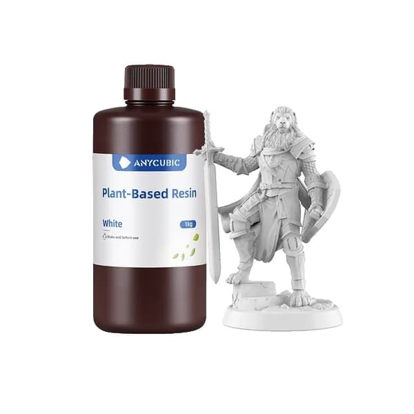 Plante-baseret harpiks, 405nm UV-harpiks, fri for skadelige kemikalier, -hvid 1kg-