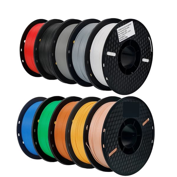 10KG PLA Filament, 1,75mm Diameter, Miljøvenligt Materiale,10 KG Mix farvet PLA