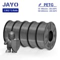 Miniatyrbillede 2 af 2: 3D-printer PETG filament, 1,1 kg pr. rulle, 1,75 mm diameter,PETG Grå 5 Rulle