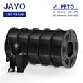 Miniatyrbillede 2 af 2: 3D-printer PETG filament, 1,1 kg pr. rulle, 1,75 mm diameter,PETG Sort 5 Rulle