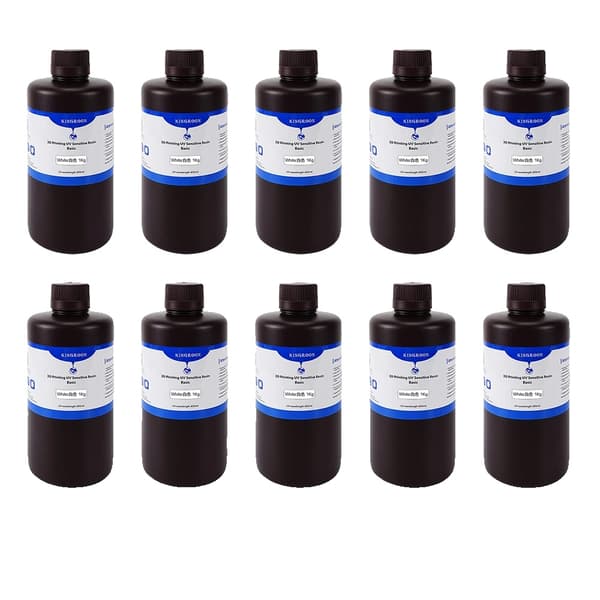 3D Printer UV Resin, Hurtig Hærdningstid, Høj Trækstyrke,10KG Hvid Standard