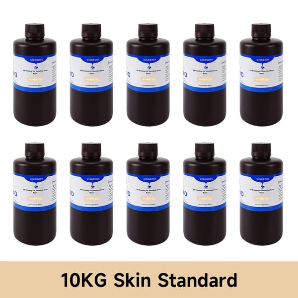 3D-skrivare UV-harts, Snabb härdningstid, Hög draghållfasthet,10KG Hudstandard