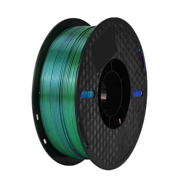 3D Printer Filament, Silkefinish, Trefarve Mulighed, Blå Grøn Orange