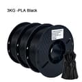 Miniatyrbillede 2 af 2: 3D Print Filament, 1,75mm Diameter, Miljøvenligt Materiale, Høj Kvalitet,3KG PLA Sort