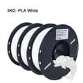 Miniatyrbillede 2 af 2: 3D Print Filament, 1,75mm Diameter, Miljøvenligt Materiale, Høj Kvalitet,3KG PLA Hvid