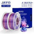 Miniatyrbild 2 av 2: JAYO Silk PLA Filament, 1,75 mm Diameter, Miljövänlig och Hög Styrka,SILK Regnbåge02