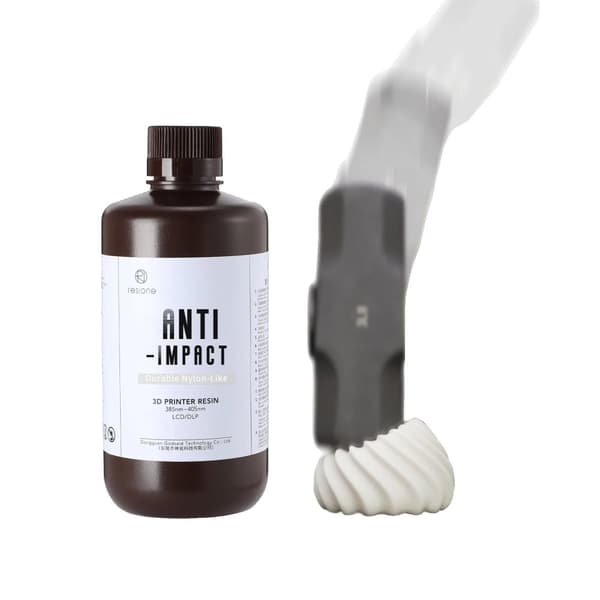 3D-printerharpiks, høj slagstyrke, holdbare nylonlignende egenskaber,Anti-impact-1000g