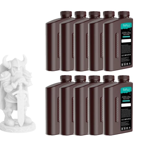 ABS-liknande fotopolymerharpiks, 10KG vit, låg lukt,10KG Vit
