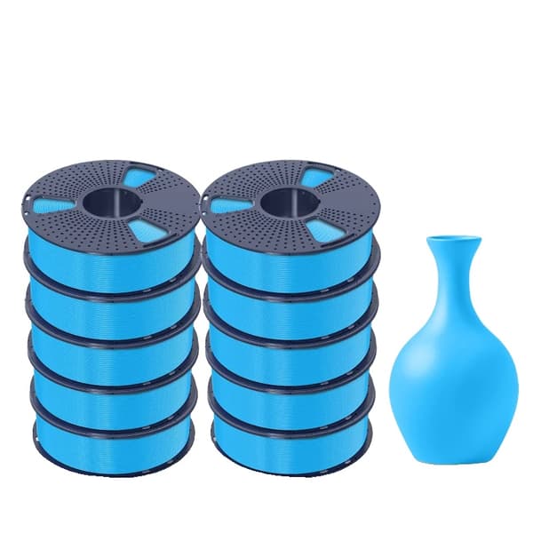 SUNLU PLA Meta 3D Filament, 1,75MM Diameter, 180-195°C Utskriftstemperatur,PLAMT-himelsblå