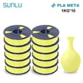 Miniatyrbild 2 av 2: SUNLU PLA Meta 3D Filament, 1,75MM Diameter, 180-195°C Utskriftstemperatur,PLAMT-Citron Gul