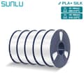 Miniatyrbillede 2 af 2: SUNLU Silk PLA Plus filament, 1,75 mm diameter, 30-60 mm/s print hastighed,5KG Silke Hvid