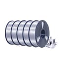 Miniatyrbillede 1 af 2: SUNLU Silk PLA Plus filament, 1,75 mm diameter, 30-60 mm/s print hastighed,5KG Silke Sølv