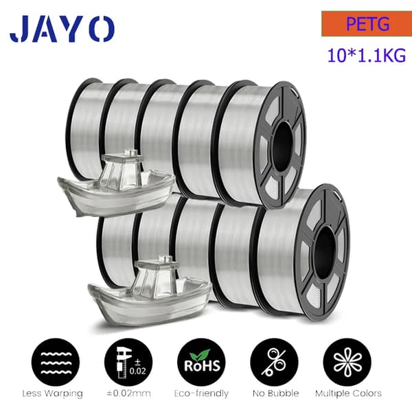 3D-printer filament, 1,75 mm diameter, 1,1 kg vægt,PETG-10TP