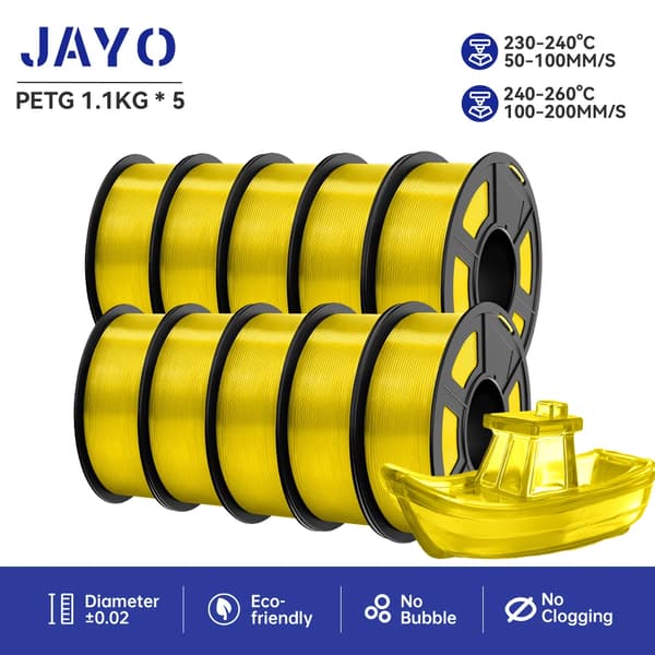 3D-tulostimen filamentti, 1,75 mm halkaisija, 1,1 kg paino,PETG-10TPYL