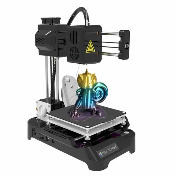 3D Mini-skrivare, Ingen Uppvärmningsbädd, En-Knappsutskrift, Svart vit