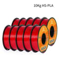 Pikkukuva 2 / 2: 10 kg HS-PLA filamentti, 1,75 mm halkaisija, nopea tulostus,Punainen