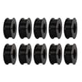 Miniatyrbillede 1 af 2: 3D-printerfilament, højhastighedsudskrivning, bland farve, 10KG Sort