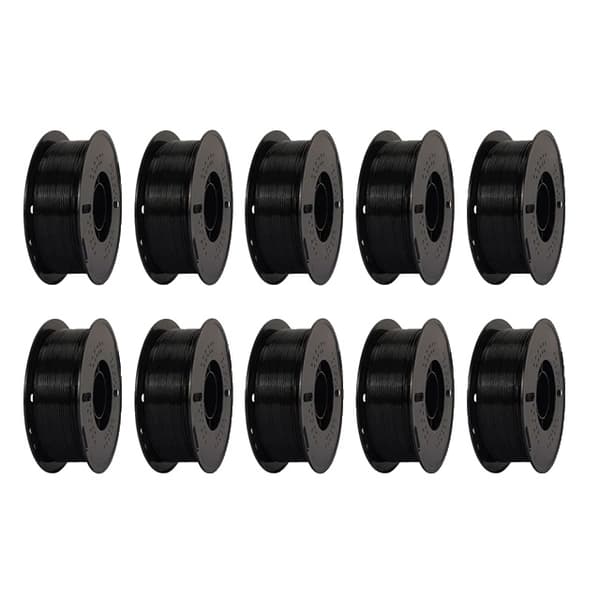 3D-printerfilament, højhastighedsudskrivning, bland farve, 10KG Sort