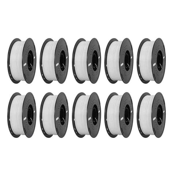 3D-printerfilament, højhastighedsudskrivning, bland farve, 10KG Hvid