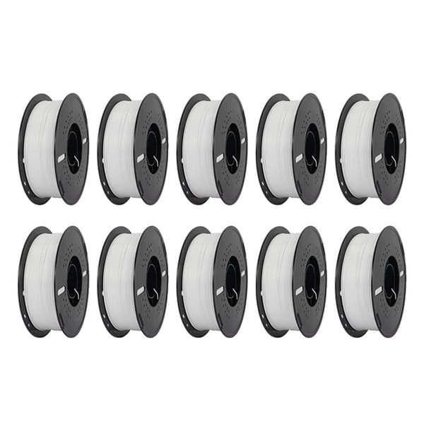 3D-printerfilament, højhastighedsudskrivning, bland farve, 10KG Hvid