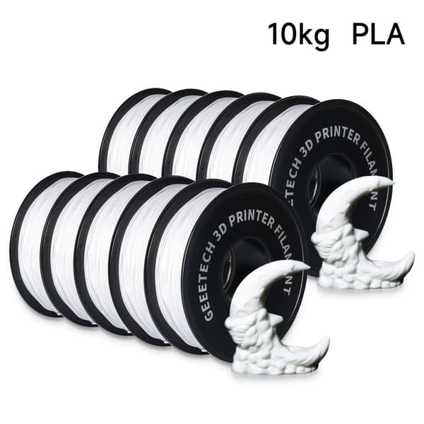 3D-skrivarfilament, 1,75 mm diameter, miljövänligt PLA-material,VIT
