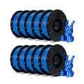 Miniatyrbillede 1 af 2: 3D Printer Filament, Høj kvalitet PLA og PETG, 1,75 mm, Solid Blå Farve,10KG PETG blå