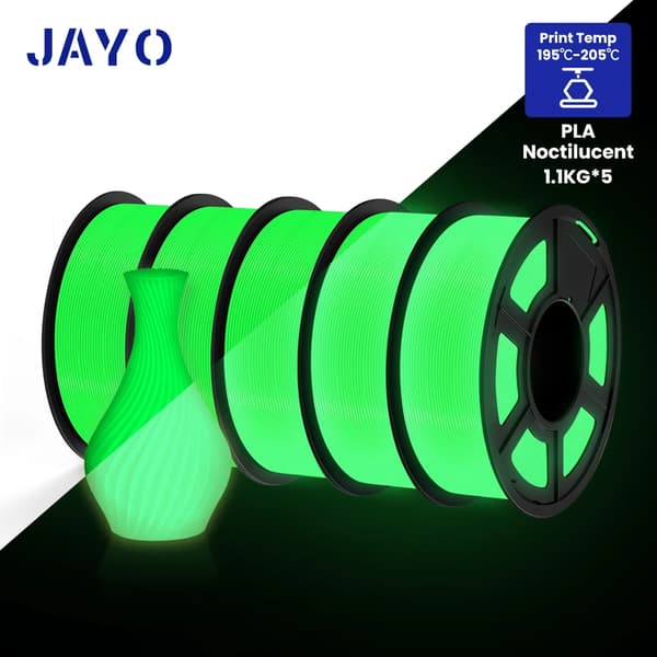 Glow in the Dark PLA Filament, 1.75mm Diameter, Miljøvenligt Materiale,Grøn