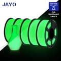 Miniatyrbillede 2 af 2: Glow in the Dark PLA Filament, 1.75mm Diameter, Miljøvenligt Materiale,Grøn