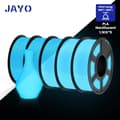 Miniatyrbillede 2 af 2: Glow in the Dark PLA Filament, 1.75mm Diameter, Miljøvenligt Materiale,Blå