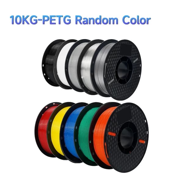 3D Printer Filaments, Blandede Farver, Miljøvenlige, PETG 10KG MIX Farve