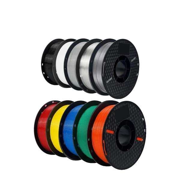 3D Printer Filaments, Blandede Farver, Miljøvenlige, PETG 10KG MIX Farve