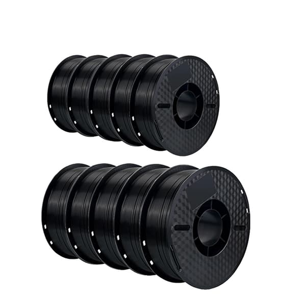 3D Printer Filaments, Blandede Farver, Miljøvenlige, 10KG ABS sort