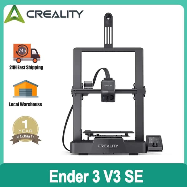 3D Printer, Direkte Ekstrudering, Høj Præcision, Hurtig Udskriftshastighed,Ender 3 V3 SE