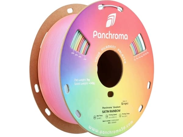 Polymaker CA05001 Panchroma™ Gradient Satin Filament PLA-plast Flerfarvet, Satineret 1.75 mm 1000 g Regnbue 1 stk