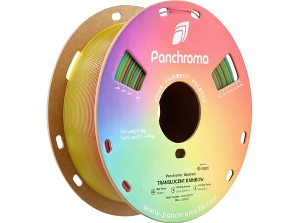 Polymaker CA09001 Panchroma™ Gradient Translucent Filament PLA-plast Flerfärgad 1,75 mm 1000 g Rainbow, Translucent 1 st