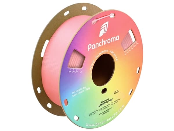 Polymaker CA02034 Panchroma™ Luminous Filament PLA-plast efterlysende 1.75 mm 1000 g Pink 1 stk