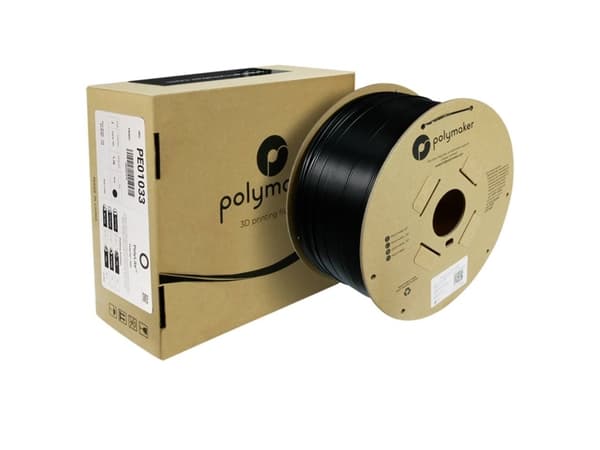 Polymaker PE01033 Filamentti ABS-muovi Lämmönkestävä, iskunkestävä, hajunkestävä 1,75 mm 3000 g Musta PolyLite™ 1 kpl