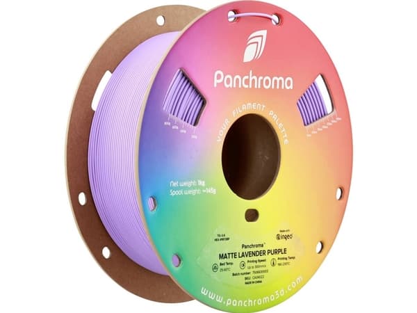 Polymaker CA04022 Panchroma™ Matte Filament PLA-plast Mat, med lavere kunststofindhold 1.75 mm 1000 g Lavender Purple, Lilla 1 stk
