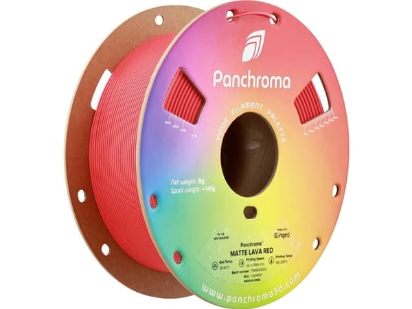 Polymaker CA04021 Panchroma™ Matte Filament PLA-plast Mat, med lavere kunststofindhold 1.75 mm 1000 g Lava Red, Rød 1 stk