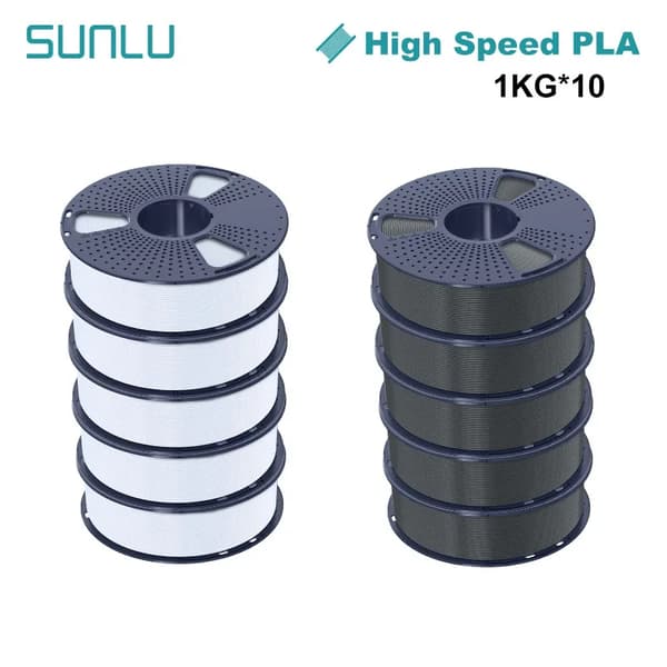 Højhastigheds PLA Filament, 1KG, AntiString Teknologi, Dimensionel Nøjagtighed ±0,02mm,HS-PLA 5WT 5GY