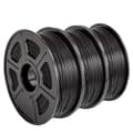 Miniatyrbild 1 av 2: PETG-filament, 1,75 mm diameter, 3 rullar, 330 m längd,3SVART