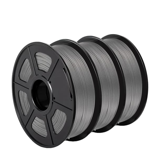 PETG-filament, 1,75 mm diameter, 3 rullar, 330 m längd,3GRÅ