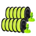 Miniatyrbillede 1 af 2: PLA Filament, 1,75 mm Diameter, Miljøvenlig, Høj Styrke,Æble Grøn