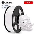 Miniatyrbillede 2 af 2: 3D-printer filament, 1,75 mm diameter, PLA-material, forskellige farver,HVID