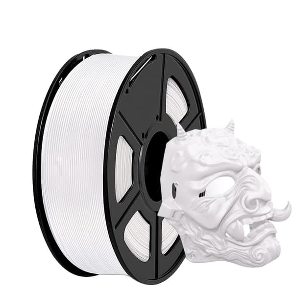 3D-printer filament, 1,75 mm diameter, PLA-material, forskellige farver,HVID