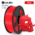 Miniatyrbillede 2 af 2: 3D-printer filament, 1,75 mm diameter, PLA-material, forskellige farver,RØD