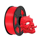 Miniatyrbillede 1 af 2: 3D-printer filament, 1,75 mm diameter, PLA-material, forskellige farver,RØD
