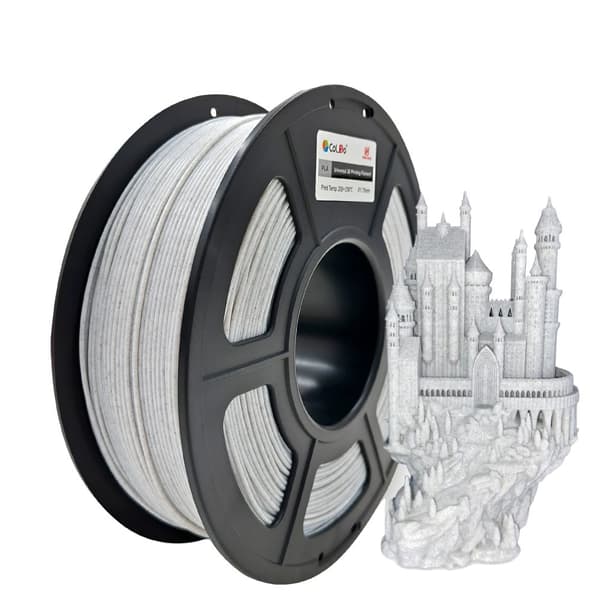 3D-printer filament, 1,75 mm diameter, PLA-material, forskellige farver,MARMOR